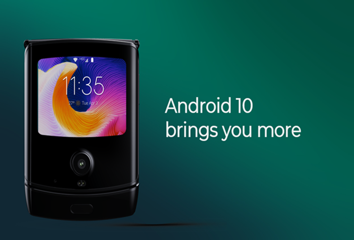 كما يتم تحديث Motorola razr أيضًا إلى Android 10 13